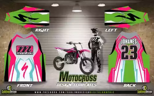 vectores plantilas MOTOCROSS,UNIFORME,MOTO,
